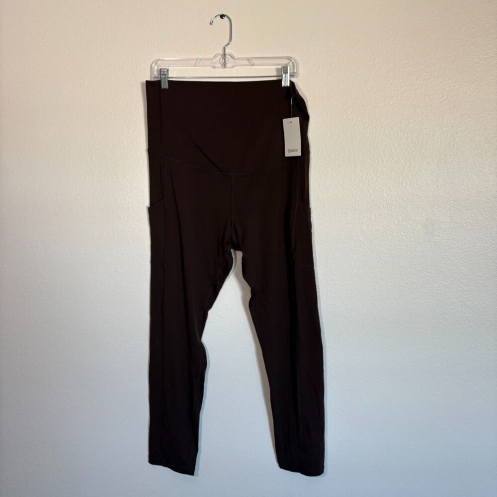 Quince Ultra-Form Maternity Pocket Leggings Espresso NWT XL